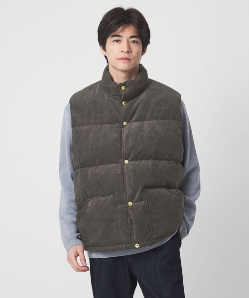 THE NORTH FACE PURPLE LABEL/＜THE NORTH FACE PURPLE LABEL＞レザーライク シエラ ベスト/ダウンジャケット / ダウンベスト