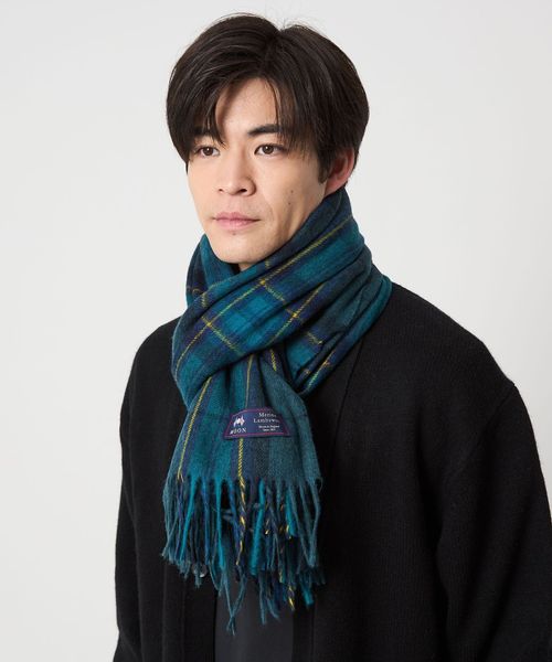 MOON/＜MOON＞チェック 70 マフラー/ストール / マフラー