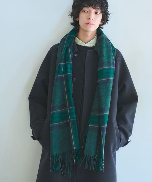 MOON/＜MOON＞チェック 70 マフラー/ストール / マフラー