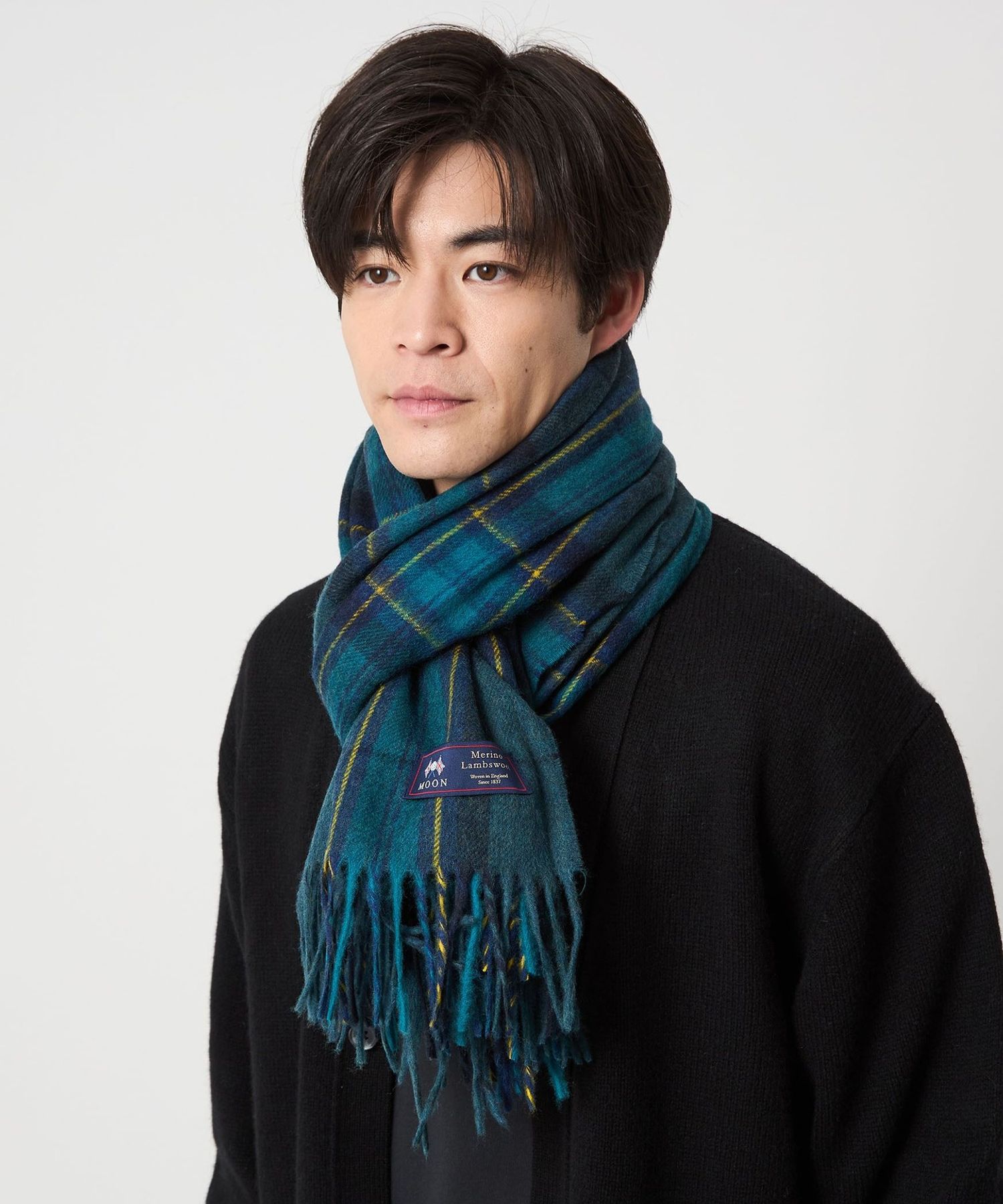UNITED ARROWS マフラー MOON＞チェック 70 マフラー