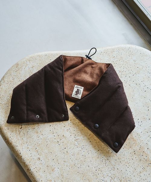 COBMASTER/【別注】＜COBMASTER＞GLR ブラウン ダウン ネックウォーマー/ストール / マフラー