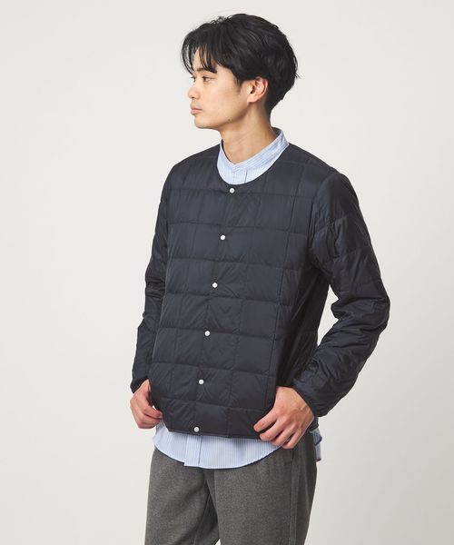 TAION/＜TAION＞クルーネック ボタン ダウンジャケット/ダウンジャケット / ダウンベスト