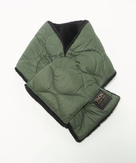 TAION/＜TAION＞ミリタリー リバーシブル ダウンマフラー/ストール / マフラー