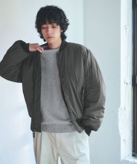 ALPHA INDUSTRIES/【別注】＜ALPHA INDUSTRIES＞リバーシブル MA―1 フライトジャケット ブルゾン/ミリタリージャケット