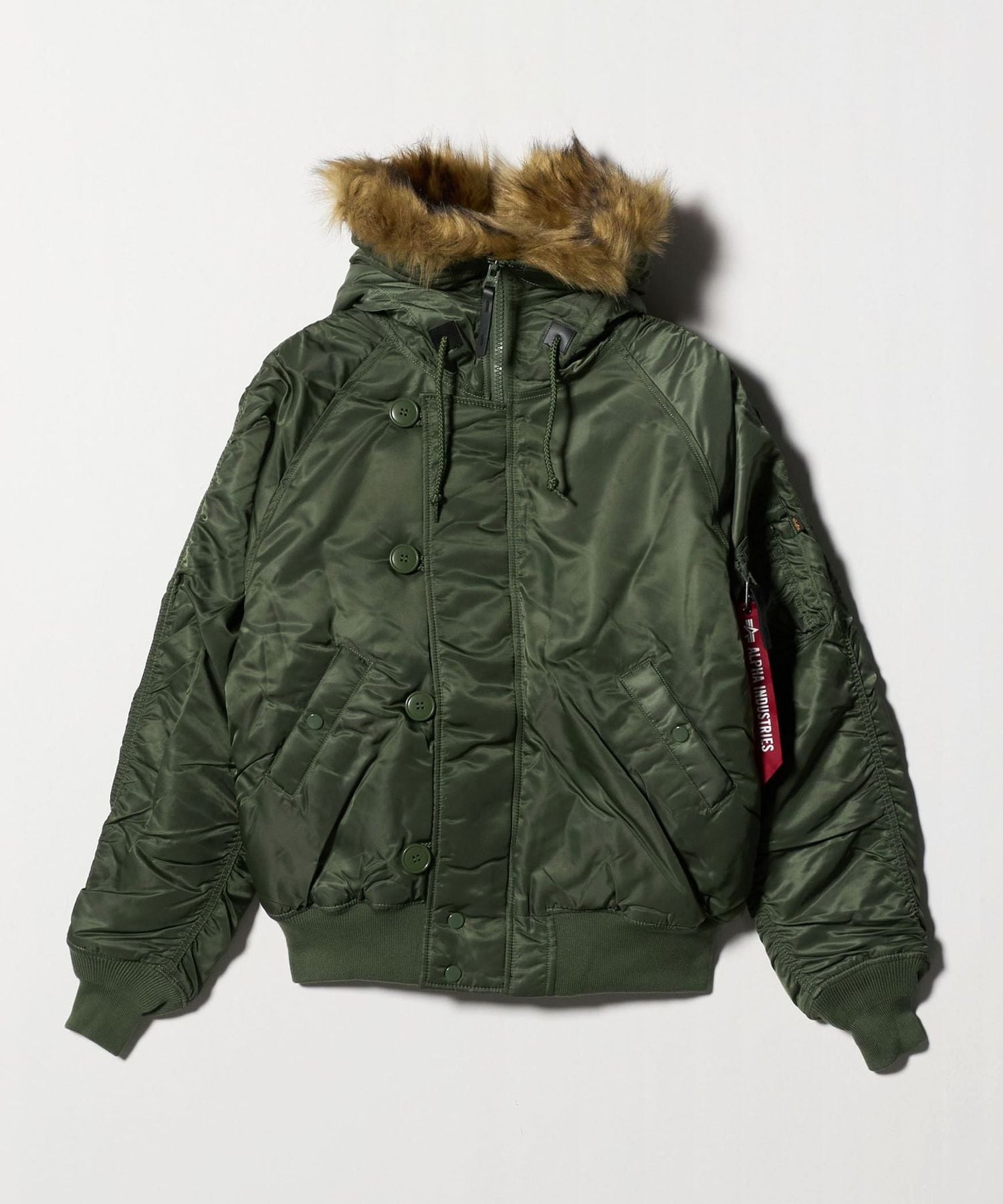 90s ALPHA INDUSTRIES N-2Bフライトジャケット　短丈 ALPHA 90s USA製 N-2B 短丈 フライトジャケット M セージ - メルカリ