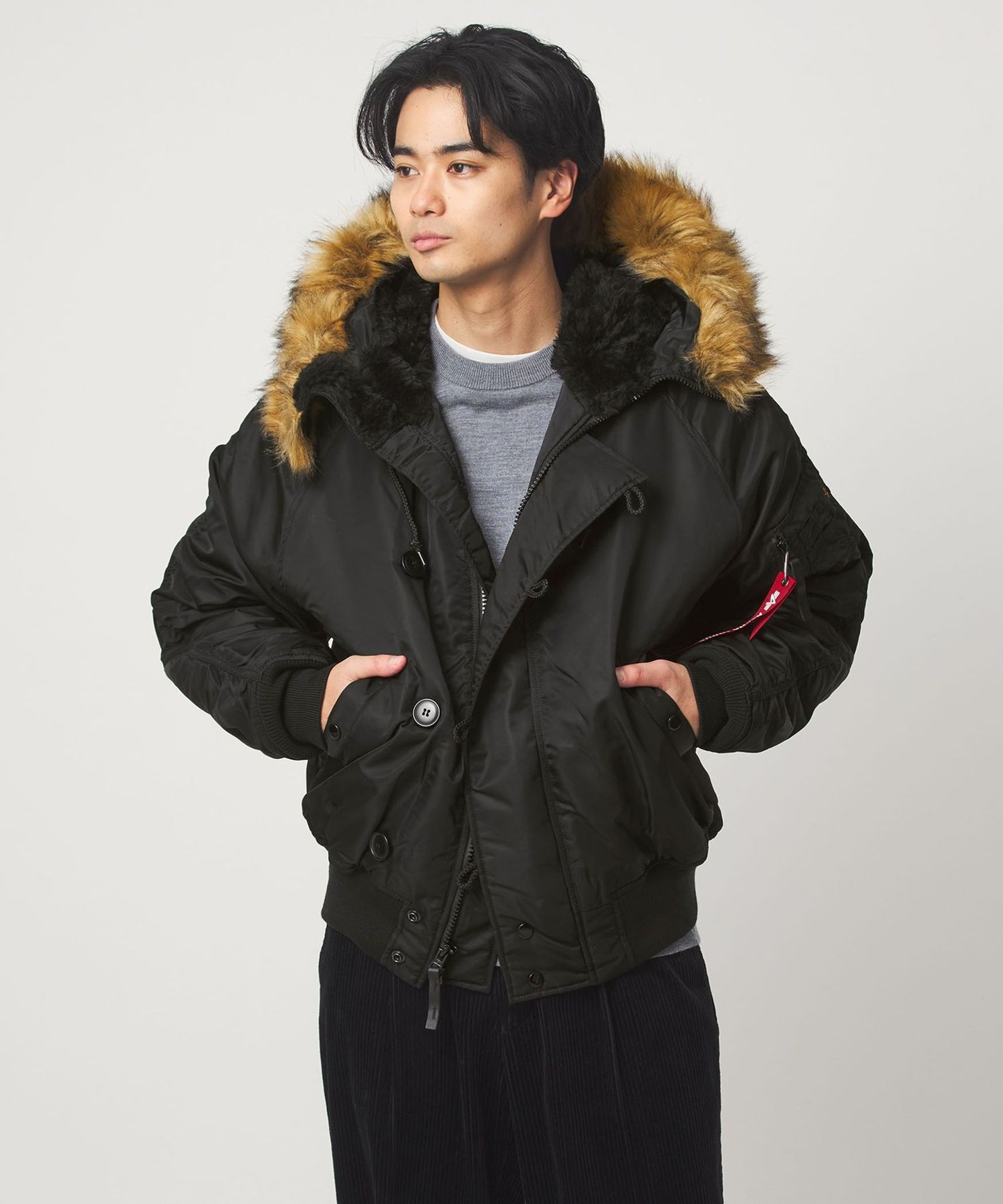 ALPHA INDUSTRIES＞N―2B ショート フライトジャケット