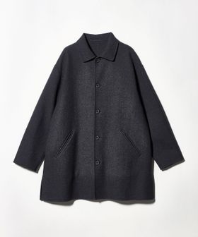 green label relaxing/ウールナイロン リバー ステンカラーコート/ステンカラーコート