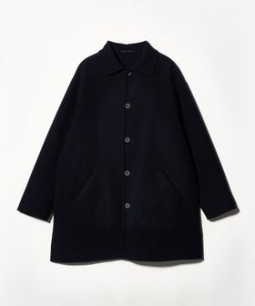 green label relaxing/ウールナイロン リバー ステンカラーコート/ステンカラーコート