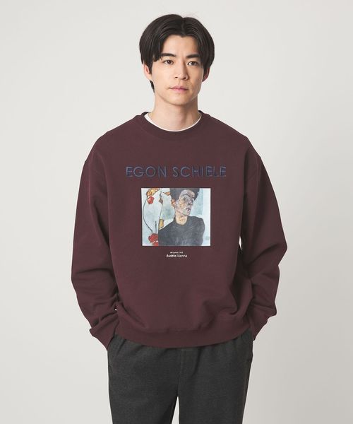 green label relaxing/EGON SCHIELE クルーネック スウェット/スウェット / パーカー