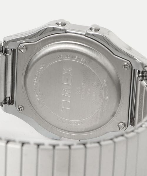 TIMEX＞CLASSIC DIGITAL SILVER デジタルウォッチ 腕時計