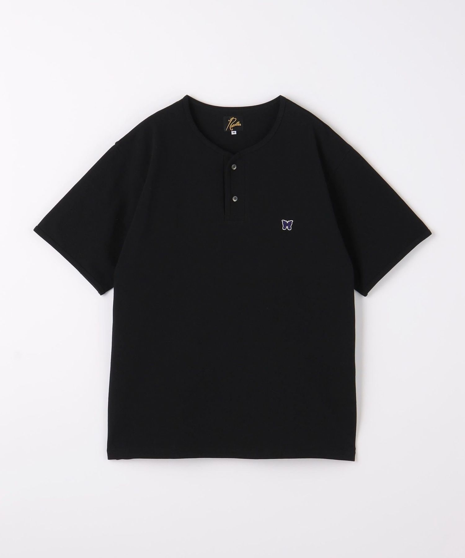 NEEDLES＞ヘンリーネック コットンピケ Tシャツ