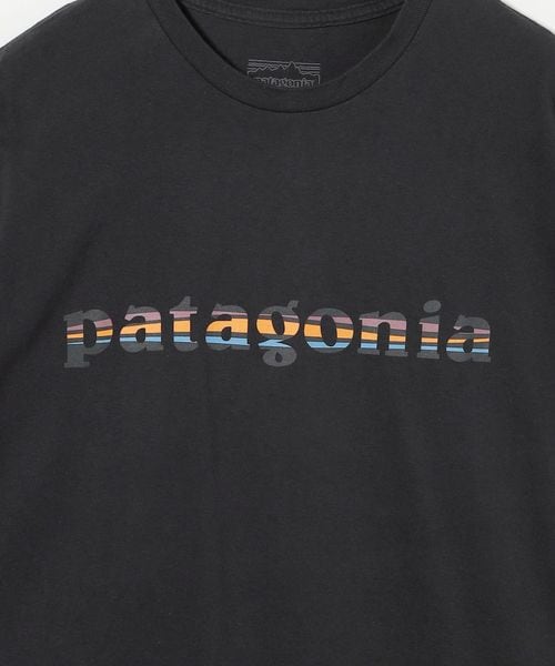 Patagonia＞73 テキスト ロゴ オーガニック Tシャツ