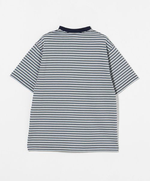 DANTON＞TC ロゴ ポケット ボーダー Tシャツ