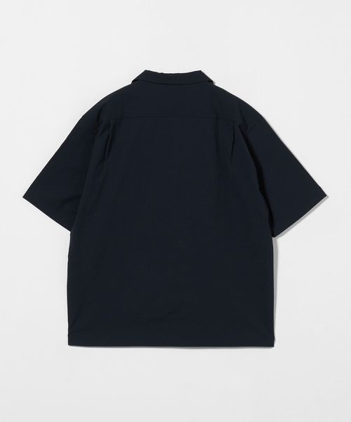 WEB限定】JUST fit サッカー オープンカラー 半袖 シャツ