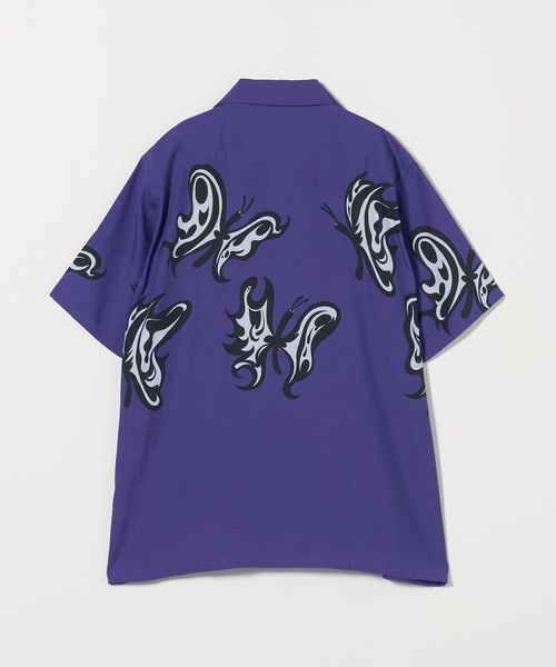 NEEDLES×KAE TANAKA＞パピヨン オープンカラー シャツ