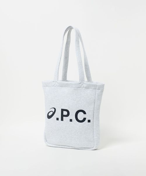 A.P.C. x Asics Lou トートバッグ ブルー ライトグレー ロゴ Lou Asics トートバッグ｜UNISEXE / SACS｜A.P.C.