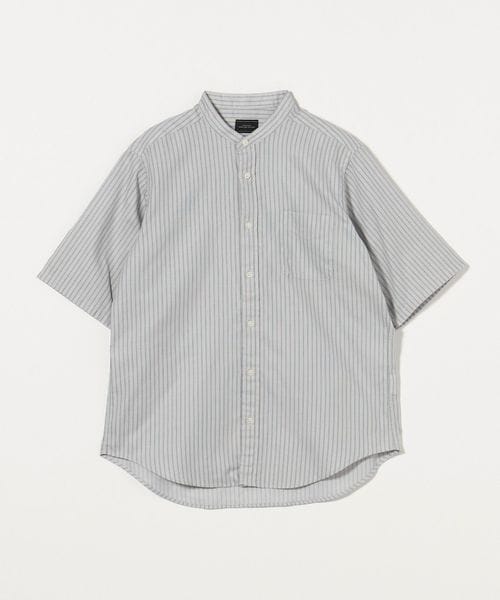 LENOCLOTH バンドカラーシャツ