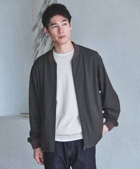 green label relaxing/FREELITCH リブ ブルゾン ―ストレッチ―/その他コート / ブルゾン