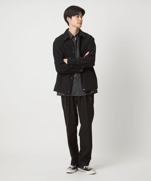 ザスタイリストジャパンコーデュロイコーチジャケット　ペイズリー コーデュロイ コーチ ジャケット ―ストレッチ―