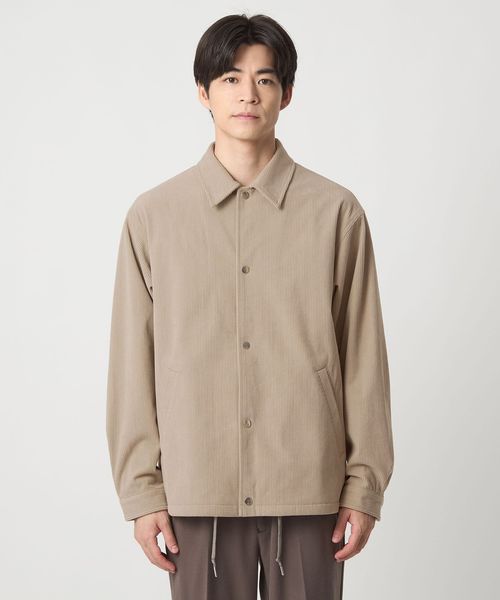 OLDSTUSSY コーデュロイコーチジャケット　ベージュ　00s コーデュロイ コーチ ジャケット ―ストレッチ―