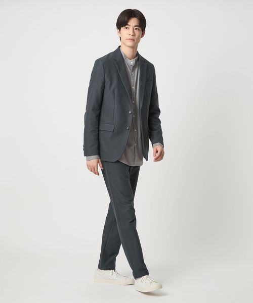 ピケ コーデュロイ ナロー ジャケット ―ストレッチ―