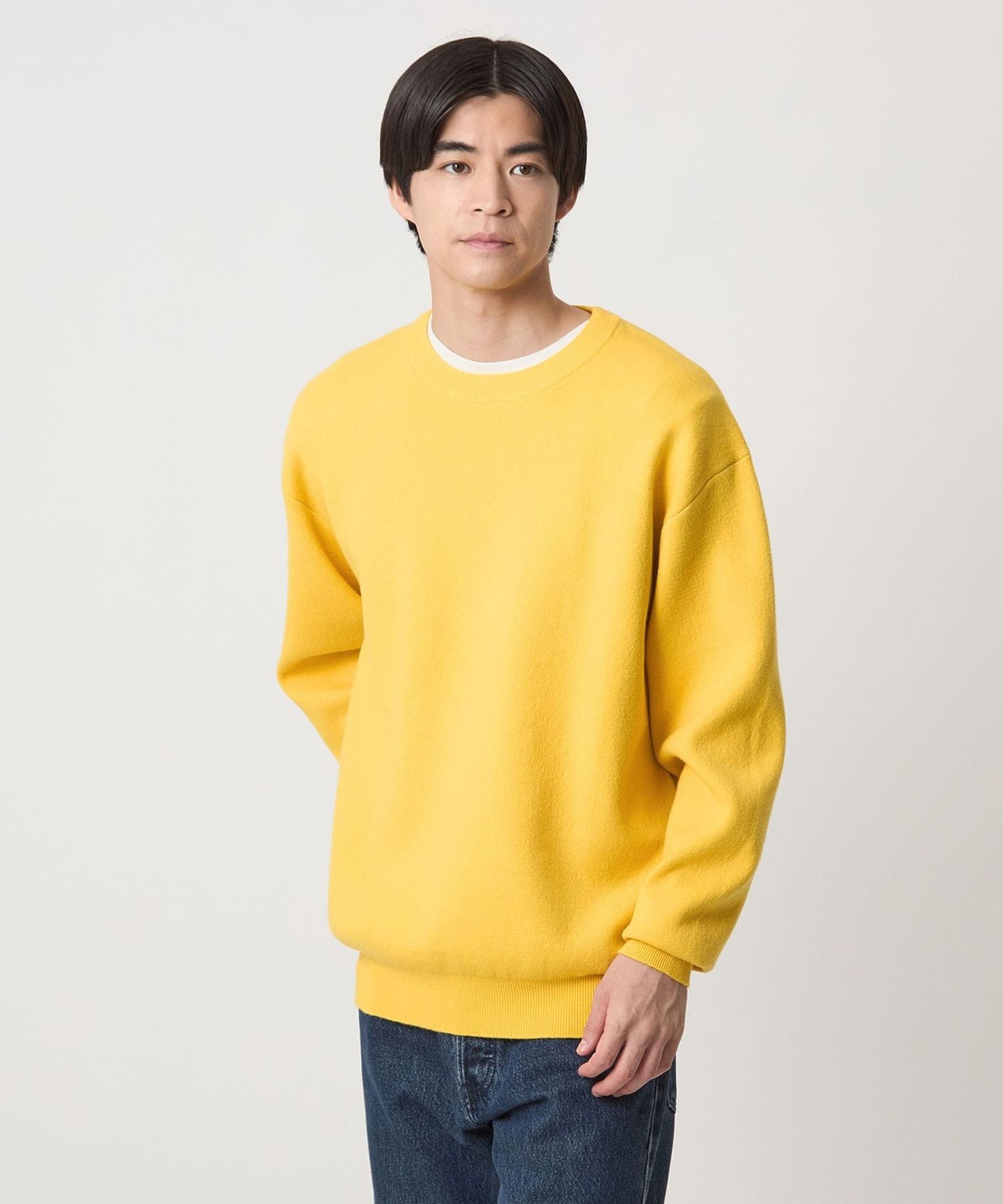 【新品・タグ付き】ZOY クルーネックセーター ダブルフェイス クルーネック ニット