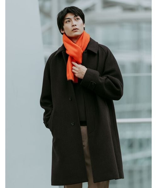 green label relaxing/SENTDALE WOOL ステンカラーコート/ステンカラーコート