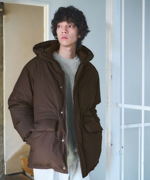 green label relaxing/DICROS フード ダウン ブルゾン ―撥水―/ダウンジャケット / ダウンベスト