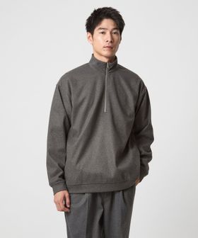green label relaxing/WONDER CLOTH ハーフジップ プルオーバー ―ストレッチ―/Tシャツ / カットソー