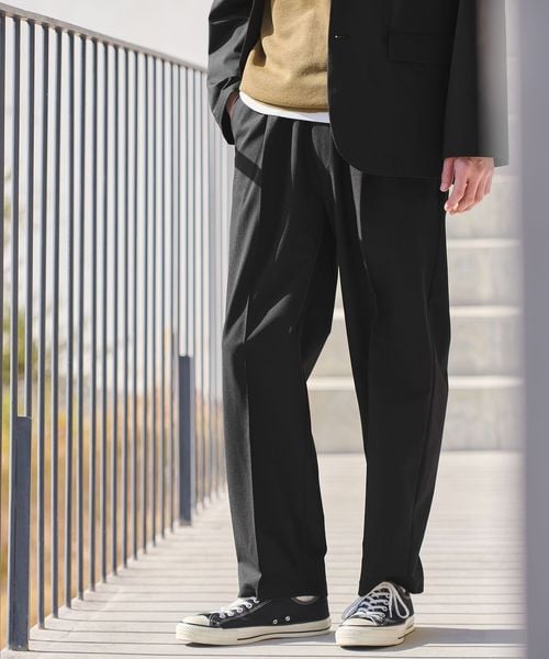 green label relaxing/FREELITCH オルマイ ワイド W3 イージーパンツ ―2WAYストレッチ・吸水速乾―/イージーパンツ