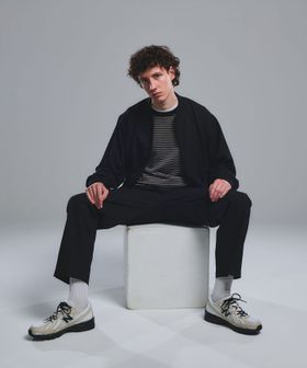 green label relaxing/FREELITCH リブ ブルゾン ―2WAYストレッチ・吸水速乾―/マウンテンパーカー / ウィンドブレーカー