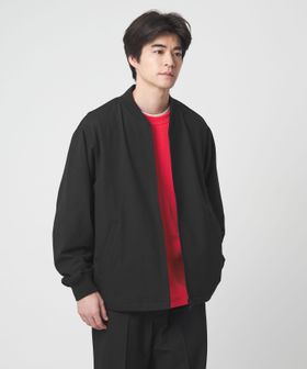 green label relaxing/FREELITCH リブ ブルゾン ―2WAYストレッチ・吸水速乾―/マウンテンパーカー / ウィンドブレーカー