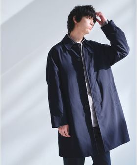 green label relaxing/ナイロンオックス ステンカラーコート ‐撥水‐/ステンカラーコート