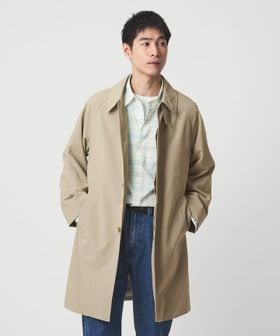 green label relaxing/ナイロンオックス ステンカラーコート ‐撥水‐/ステンカラーコート