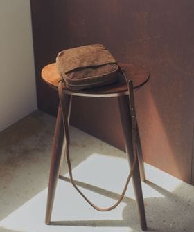 green label relaxing/【WEB限定】＜COMERU＞BLOK ブロック スエードライク ショルダー バッグ /ショルダーバッグ