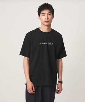 green label relaxing/【別注】＜Thomas Lelu＞サインアート 半袖 Tシャツ カットソー/Tシャツ / カットソー