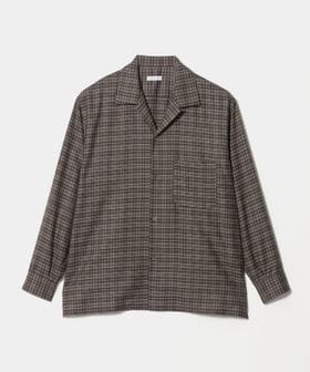 KAPTAIN SUNSHINE/＜KAPTAIN SUNSHINE＞ウール プレイド オープンカラー シャツ/シャツ / ブラウス