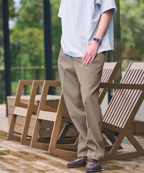 green label relaxing/ボイル メッシュ ワイド 1P パンツ W4 ―吸水速乾―/イージーパンツ