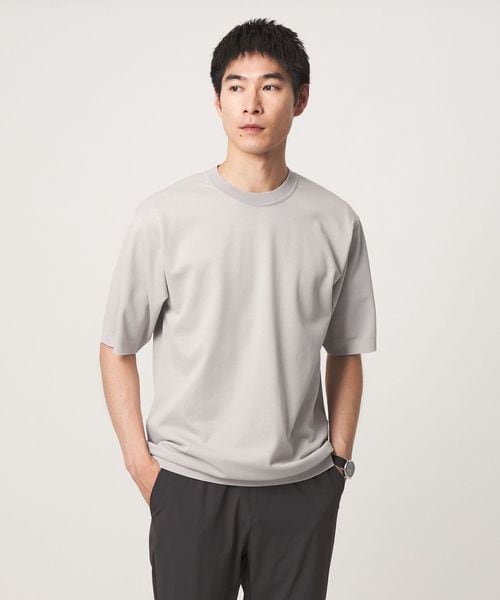 green label relaxing/ニットライク カノコ クルーネック 半袖 Tシャツ/Tシャツ / カットソー