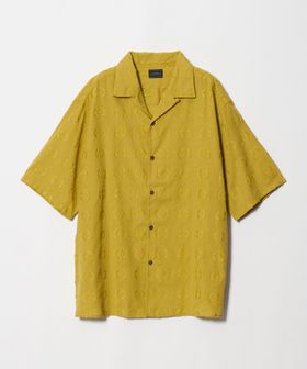 green label relaxing/コットン ジャカード オープンカラー 半袖 シャツ/シャツ / ブラウス