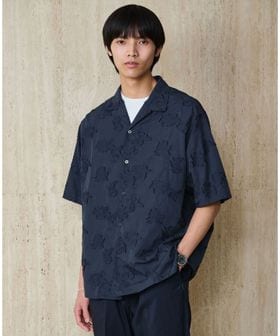 green label relaxing/コットン ジャカード オープンカラー 半袖 シャツ/シャツ / ブラウス