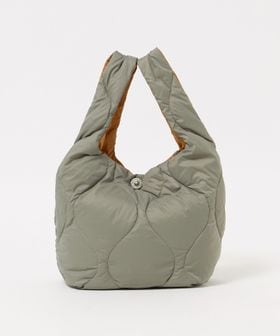 green label relaxing/【WEB限定】＜TAION＞ ミリタリー ダウン エコバッグ S/ハンドバッグ / クラッチバッグ