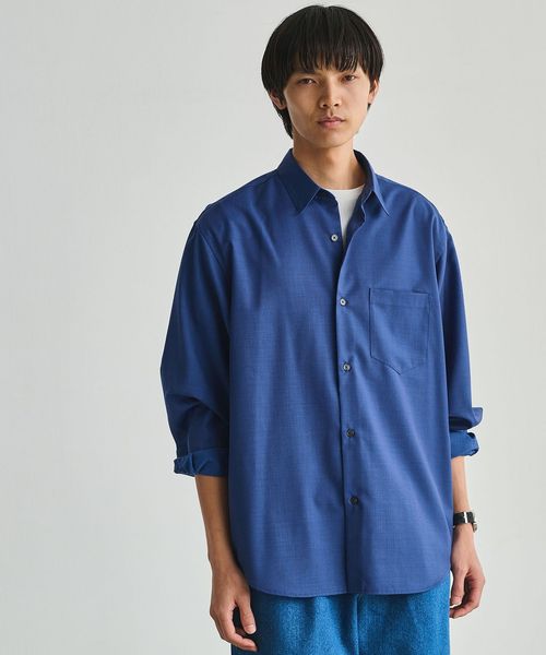 green label relaxing/ウォッシャブル ビエラジャストルーズ 長袖 シャツ/シャツ / ブラウス