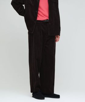 green label relaxing/FINE BASIC スビン コーデュロイ スラックス W4/スラックス
