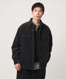 green label relaxing/FINE BASIC スビン コーデュロイ CPO 長袖 シャツ/シャツ / ブラウス