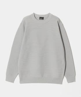 green label relaxing/【WEB限定】ガーター編み クルーネック ニット/ニット / セーター
