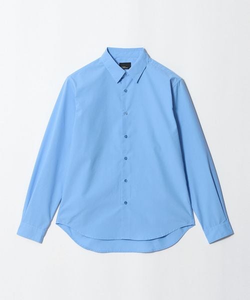 green label relaxing/【WEB限定】JUST fit コットンライク ポリエステル 長袖 シャツ/シャツ / ブラウス