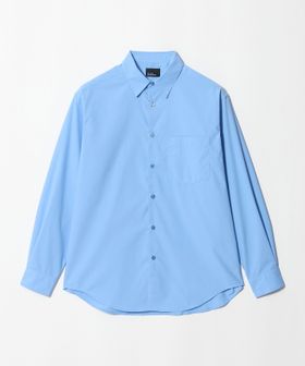 green label relaxing/【WEB限定】JUST fit コットンライク リラックス シルエット 長袖 シャツ/シャツ / ブラウス