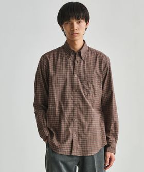 green label relaxing/ナチュラルフィット ビエラチェック ボタンダウン 長袖 シャツ/シャツ / ブラウス