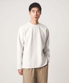 green label relaxing/ダブルフェイス クルーネック 長袖 カットソー/Tシャツ / カットソー